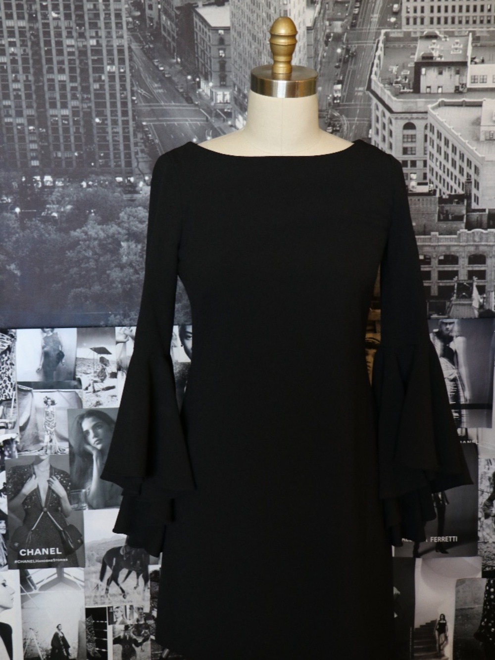 Eliza J Black Draped Sleeve Cocktail Dress | Elegant Versatile Dress